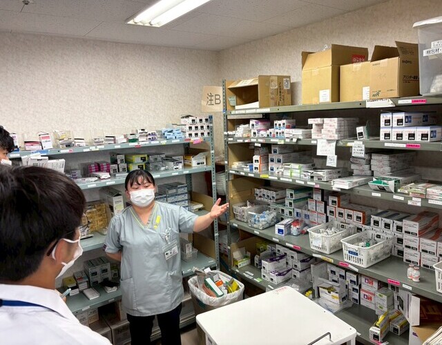 医師体験の様子