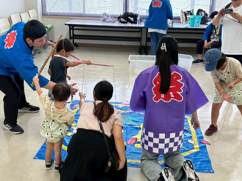 なつまつりに子どもがたくさん！