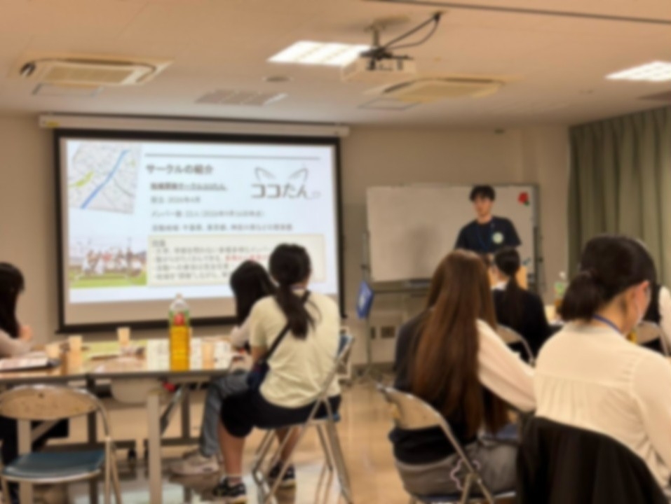 大学生から活動の紹介も