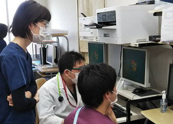 本日の初期研修医「急性期から慢性期まで一人の患者さんに関わる研修」の巻