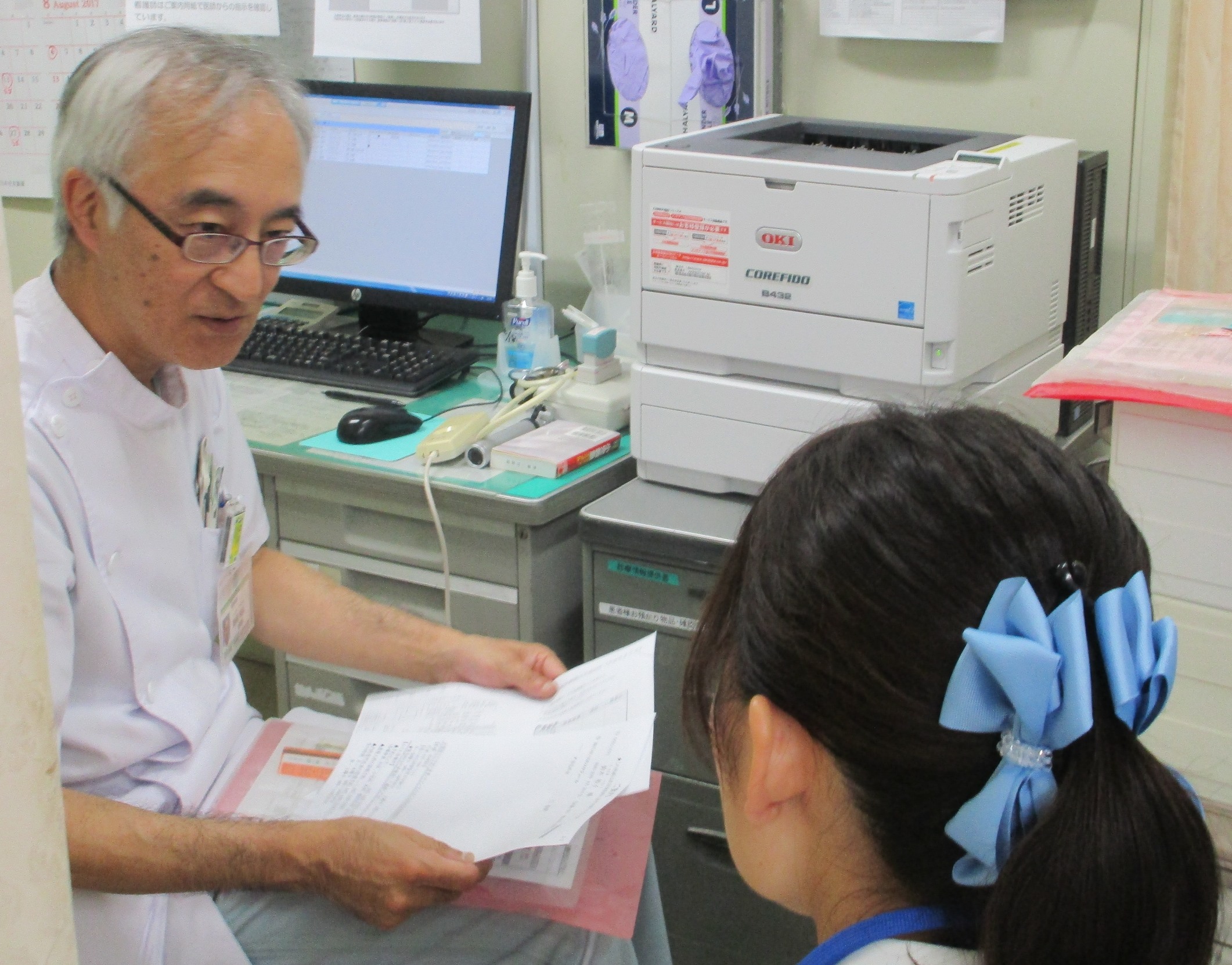 臨床講義で学んだことが、現場で体験できました。（外科病棟・救急外来実習）